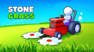 Stone Grass Mowing Simulator Game
